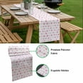thumbnail image 5 of Valentine's Day Table Runner - 60 Inch Long, Kitchen Dining Table Runner Dresser Scarves, Sweet Love Heart Lines Romantic Minimalist Farmhouse Decor for Coffee Tables Wedding Party Banquet, 5 of 8