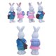thumbnail image 2 of Figuritas de resina de conejo de Pascua para decoración del hogar, adornos de primavera para la ventana, decoraciones ideales de Pascua y regalos, 2 of 9