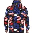thumbnail image 7 of Naloa American With Lips Men's Casual Hooded Collar Drawstring Hoodies Pullover Sweatshirts Casual Long Sleeve Shirts-3X-Large, 7 of 7