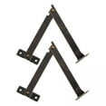 thumbnail image 1 of 3x 2 Piezas de Bisagras de Soporte de Tapa, Soportes de Elevación de Metal de Alta Resistencia de Bronce Antiguo para Armario, Caja de Regalo, Caja de 3 piezas, 1 of 8