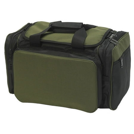 US PeaceKeeper Products P22216- Large Range Bag - Heavy Duty Water Resistant Fabric - Conveinent Carry - Gun Rug Insert Green/Black