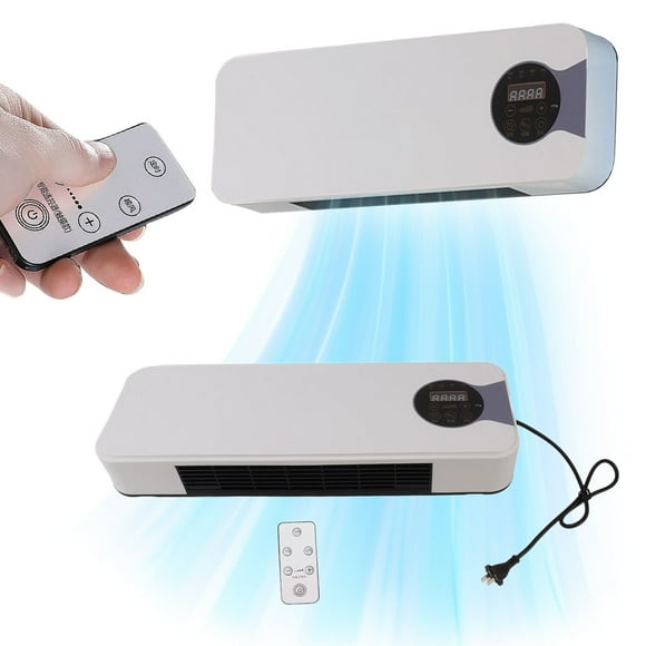 ZOURIH Dernière Version Climatiseur de Luxe avec RC, Climatiseur Mural Toutes Saisons, Climatiseur Froid et Chauffant avec Télécommande, Ventilateur Chaud de Climatisation pour Chambre, Salon, Décoration de Maison Familiale