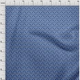 thumbnail image 3 of oneOone Georgette Viscose Fabric Floral Block Printed Fabric 1 Yard 42 Inch Wide, 3 of 4