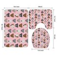 thumbnail image 3 of Pit Bull Terrier Bathroom Rugs Sets 3 Piece,Toilet Cover Set,Absorbent Non Slip Bathroom Mats Sets with U-Shaped Contour Rug Toilet Rug Set, 3 of 5