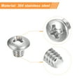 thumbnail image 4 of Uxcell #8-32x3/16" Pan Head Machine Screws, Stainless Steel 18-8 Screw, Pack of 50, 4 of 7