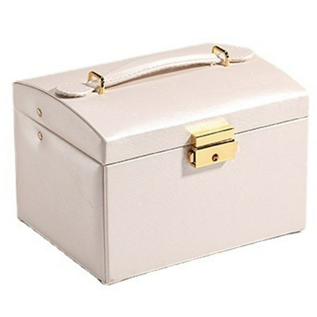 Women's Jewelry Box, Medium Sized Jewelry Storage Box. Portable Travel