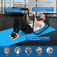 thumbnail image 6 of Gymax Portable AB Trainer Fitness Crunch Workout Exerciser w/Headrest Home Office Gym, 6 of 10