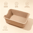 thumbnail image 6 of ACDANC 2026 New Disposable Cat Litter Box for Cat,Kitten,Small Pets Durable Nonstick Open Brown, 6 of 7