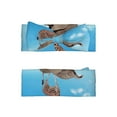 thumbnail image 2 of Wukai Elephant Giraffe Print Baby Bow Headband for Newborn Infant Baby Toddler Girls, 2 of 5
