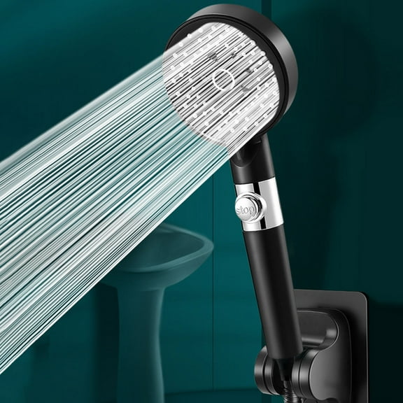 COM1950s Shower Head Water Heater Rain Head Shower Head Pressurized Shower Head Shower Bar Bath Faucet Water Heater Set Rain Out Water Volume Showerhead Water Filter for Shower Heads