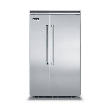 Refurbished Viking VCSB5483SS Professional 5 Series Quiet Cool 29.1 Cu. Ft. Side-by-Side Built-In Refrigerator Stainless Steel
