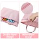 thumbnail image 5 of Bolsa organizadora grande con cierre Jxiwfvl 33 x 24 cm rosa, 5 of 7