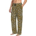 thumbnail image 2 of Goofa Leopard Printed Soft Pajama Pants for Men, Wide Leg Comfy Casual Lounge Yoga Pants-Large, 2 of 9