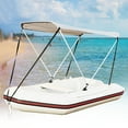 thumbnail image 3 of Foldable Inflatable Boat Canopy Canoe Cover Fishing Tent Sun Shade, 3 of 8