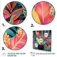 thumbnail image 3 of Designart "Tropical Pottery Oasis in Color II" Fashion Framed Wall Art - Pink Fashion Bitcoin Living Room Framed Canvas Art, 3 of 6