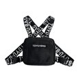 thumbnail image 1 of Moda Pecho Rig Bag Mujeres Hombres Hip Hop Street Chaleco Paquete de chaleco (Negro), 1 of 9