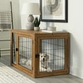 thumbnail image 3 of PETMAKER Furniture-Style 2-Door Crate for Dogs with Cushion, 3 of 8