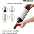 thumbnail image 4 of Wine Saver Pump with 20 Vacuum Wine Stoppers, Wine Bottle Stoppers with Food Grade Silicone Leak proof Keep Fresh Suitable for All Standard Wine Bottles, 4 of 6