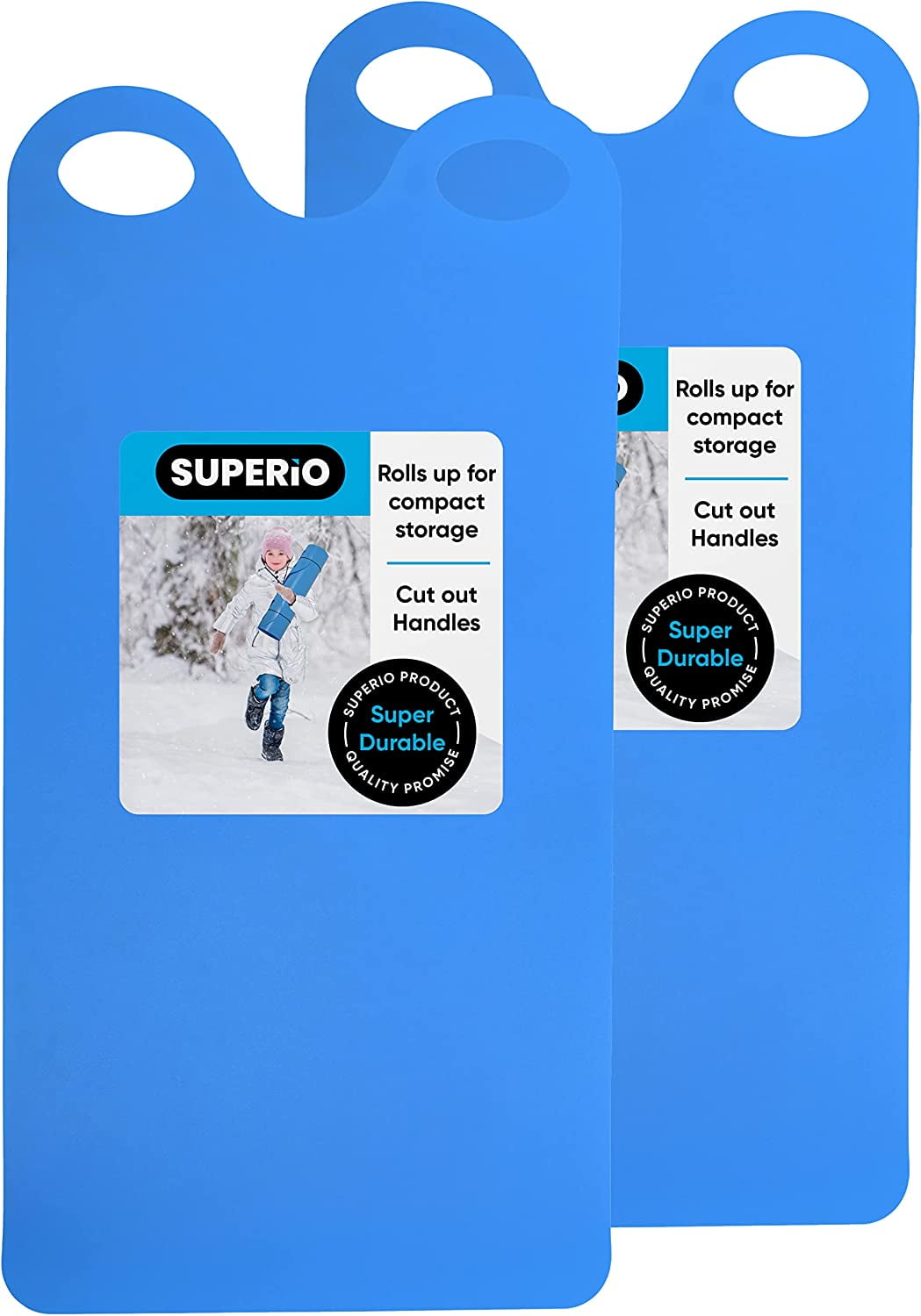 Superio Snow Slider Mat, Flexible Snow Sled Flying Carpet, Roll up