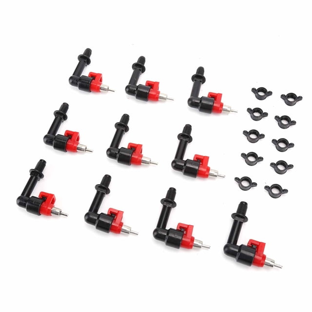 Bebedero automático con tetina para conejo, alimentador, bebedero para conejos y ratones, sistema de riego para aves de corral, 10 Uds.