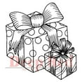 thumbnail image 2 of Deep Red Stamps Gift Boxes Rubber Cling Stamp 2 x 2 inches., 2 of 4
