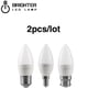 thumbnail image 2 of Bombilla Led para decoración del hogar, luz blanca cálida y fría, 2 piezas, 220V, C37, 3W-7W, E27, B22, E14, 2 of 4