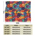 thumbnail image 3 of DouZhe Ultra-Soft Micro Fleece Lightweight Flannel Bed Blanket, Diversity World Faces Print Cozy Warm Throw Blankets, 40"x30", 3 of 7