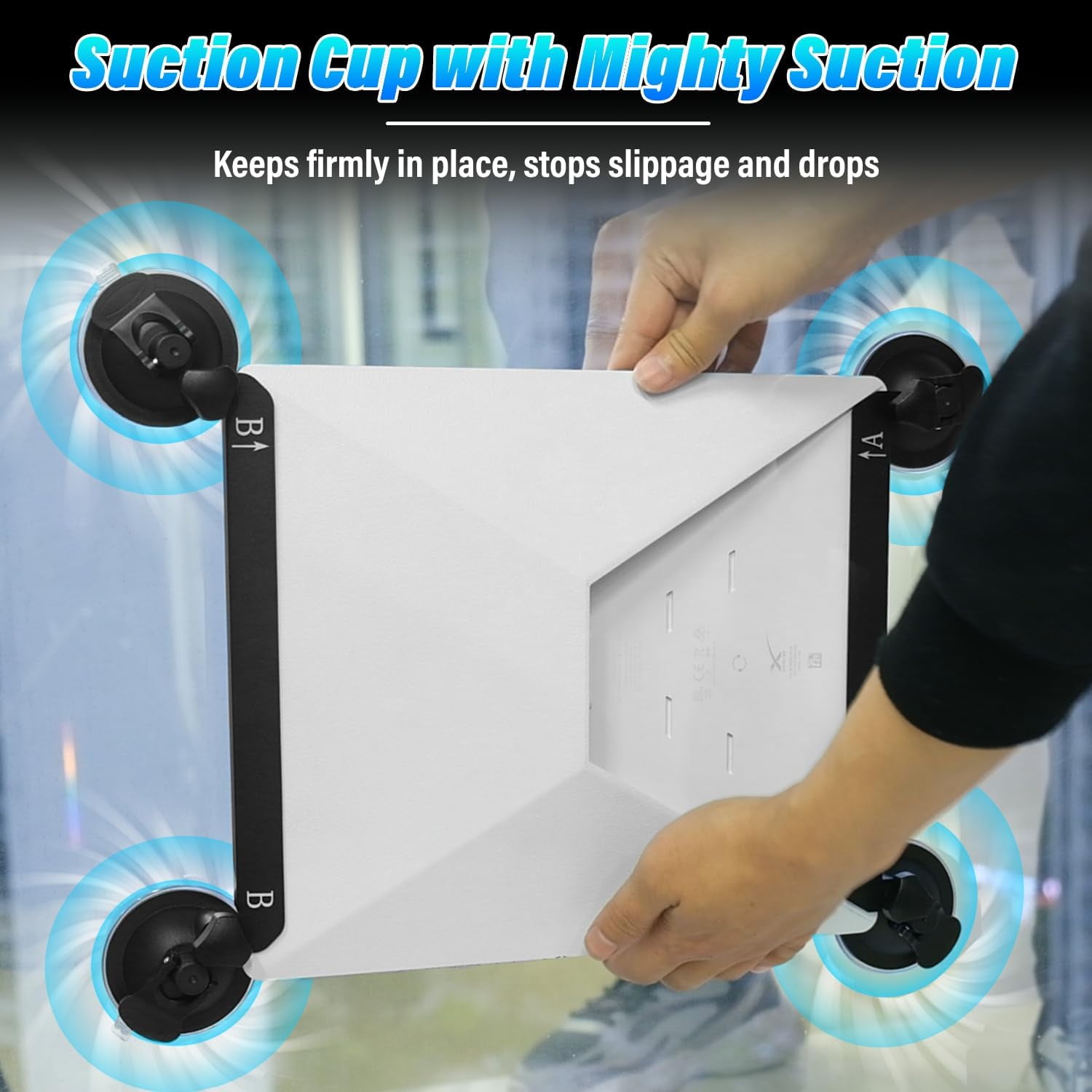 Starlink Mini Car Suction Cup Mount, Starlink Mini Accessories Secure Mounting Kit for Car Windows & Sunroofs, Strong Suction for Stable Satellite Signal on RVs, Boats