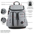 thumbnail image 7 of Eastsport Unisex Geo Backpack Honeycomb Grey, 7 of 7