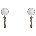 thumbnail image 4 of Speravity Lupa de estilo Vintage, lupas de costura, lente de lupa de alta definición, inspección de lectura, mango de Metal Retro Plata antigua 2piezas, 4 of 6