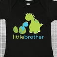 thumbnail image 4 of Inktastic Dinosaur Little Brother Green Boys Baby Bodysuit, 4 of 5