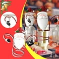 thumbnail image 4 of Oleegame 2PC Glass Bottle Wine & Decor And Glasses Kitchen For Home Holders 1 Glass & 2 Hold Christmas Perfect Wine Countertop Bottle Rack Holiday Storage Bottle Home Decor, 4 of 9