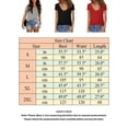 thumbnail image 2 of Women's Tops Summer Short Sleeve V-Neck Shirts Casual Solid Color Basic Tee Tshirts Tunic Blouse, 2 of 6