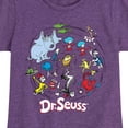 thumbnail image 3 of Dr. Seuss - Character Collage - Toddler and Youth Girls Short Sleeve Graphic T-Shirt, 3 of 6