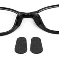 thumbnail image 2 of [96 pares] Almohadillas nasales adhesivas Almohadillas nasales antideslizantes para anteojos Gafas de sol Gafas (Negro), 2 of 5