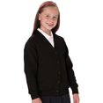 thumbnail image 2 of Jerzees Schoolgear Childrens Fleece Cardigan, 2 of 3