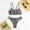 Black, variant on Sexy Leopard Micro Bikini 2026 Women Swimsuit Female Swimwear High Waist Bikinis Sets Bandeau Beach Wear Bathing Suit