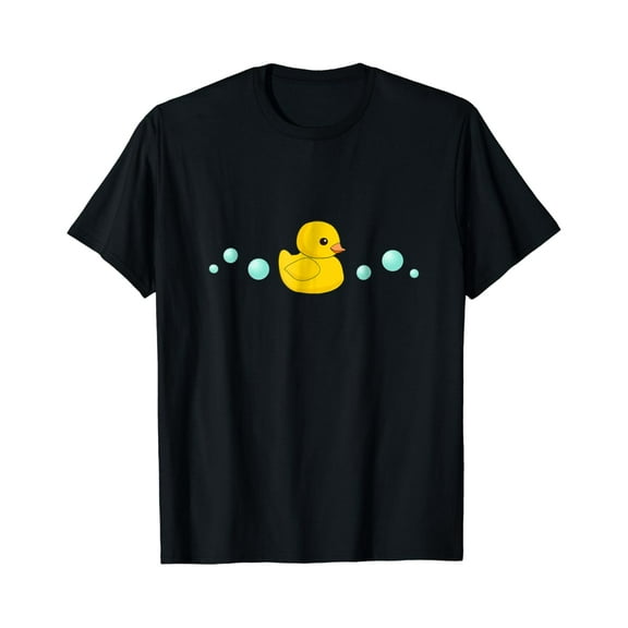 Simple Fit Cute Yellow Rubber Ducky T-Shirt - Duck Tshirt Duckie Shirt