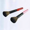 thumbnail image 2 of HAMPPLIES 2pcs Professional Makeup Brushes Set Wooden Handle for Daily Use Lady, 2 of 8