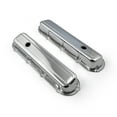 thumbnail image 2 of Speedmaster PCE314.1059 Compatible with Cadillac 368 425 500 1968-84 Chrome Steel Valve Covers - Short w/ Hole, 2 of 8