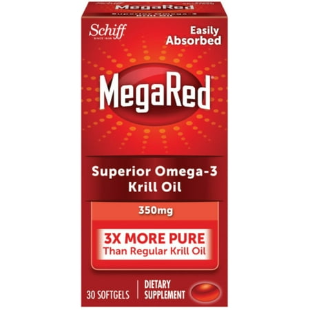 MegaRed Superior Omega-3 Krill Oil Softgels, 350 Mg, 30 Ct, 2