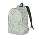thumbnail image 1 of Disketp Bees print Canvas Backpack Lightweight Travel Daypack Student Rucksack Laptop Backpack-Medium, 1 of 5