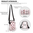 thumbnail image 6 of HELLHERO Christmas Bells Polyester Adjustable Crossbody Bag Double Deck Travel Double Zipper, 6 of 7