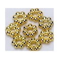thumbnail image 5 of 200pcs Gold Metal Daisy Flower Spacer Beads Jewelry Making Finding, 5 of 6