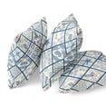 thumbnail image 2 of Fall Patch Snowflowers Throw Fabric Pillow in Gold Cream Peach 20x20, 2 of 4