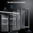 thumbnail image 5 of Coolake 72” Commercial Back Bar Cooler with 3 Glass Door in Stainless Steel, 24cu.ft. Undercounter Beverage Refrigerator, 5 of 7
