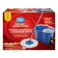 thumbnail image 1 of Great Value Spin Mop & Bucket System with 2 Mop Heads, 1 of 3