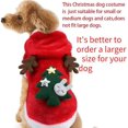 thumbnail image 2 of Pet Dog Christmas Clothes Costume, Dog Clothes for Small Medium Dogs and Cats, 2 of 7