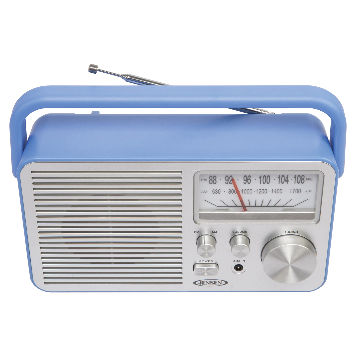 Jensen MR-750 Portable AM/FM Radio, Blue photo 5