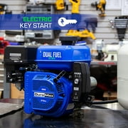 DuroMax XP7HPX 212cc 3/4 Shaft Recoil/Electric Start Horizontal Dual Fuel Engine